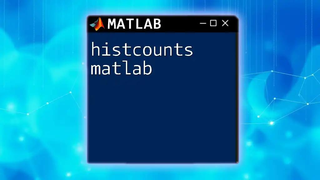 Histcounts Matlab: Unlocking Data Insights Simply