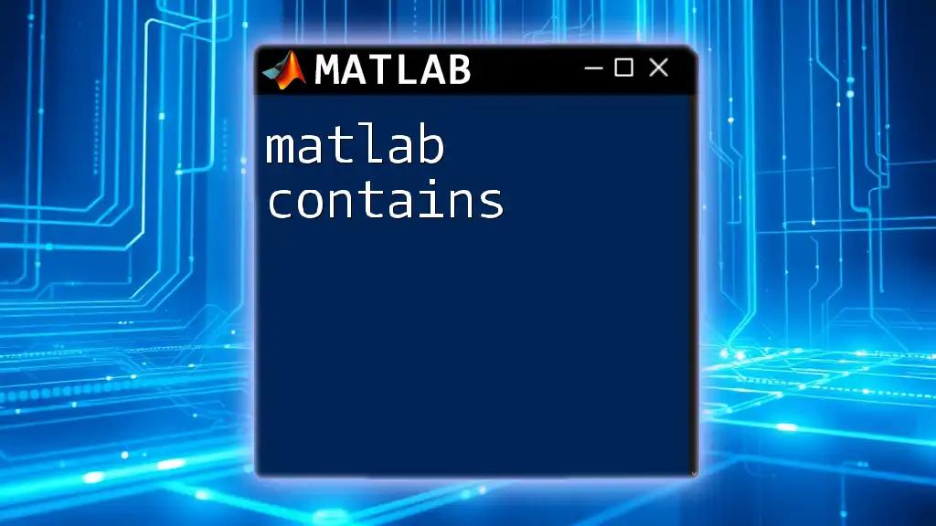 Mastering Matlab Contains: A Quick Guide to Results 