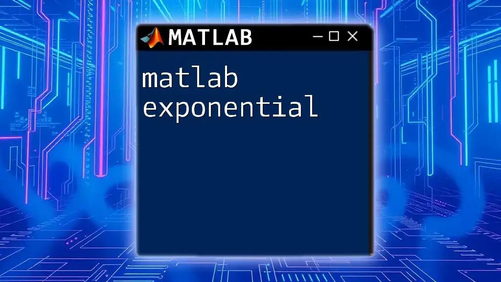 Understanding Matlab Exponential Functions Made Easy