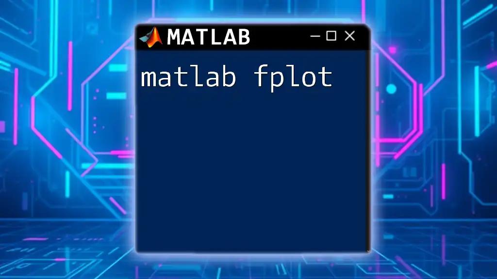 matlab fplot: A Quick Guide to Function Plotting