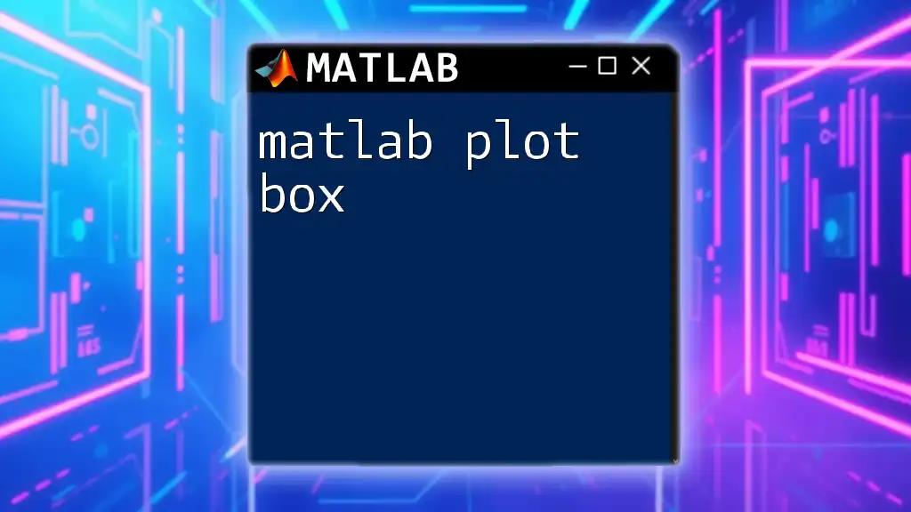 Create Stunning Visuals with Matlab Plot Box