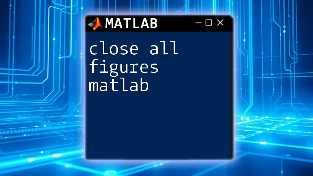 Close All Figures in Matlab: A Quick Guide