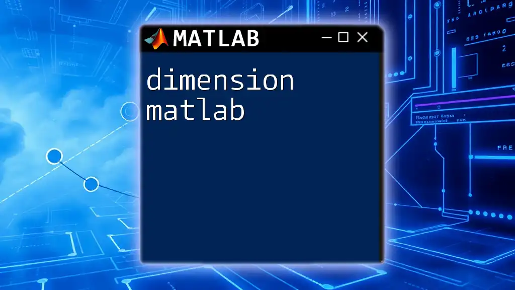 Understanding Dimension in Matlab: A Quick Guide