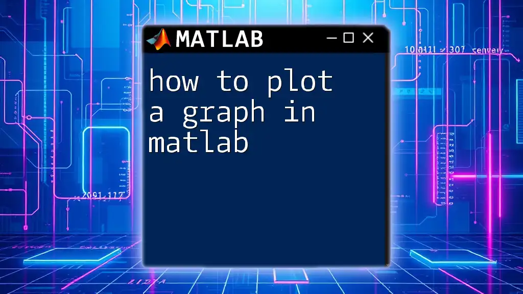 How to Plot a Graph in Matlab: A Quick Guide