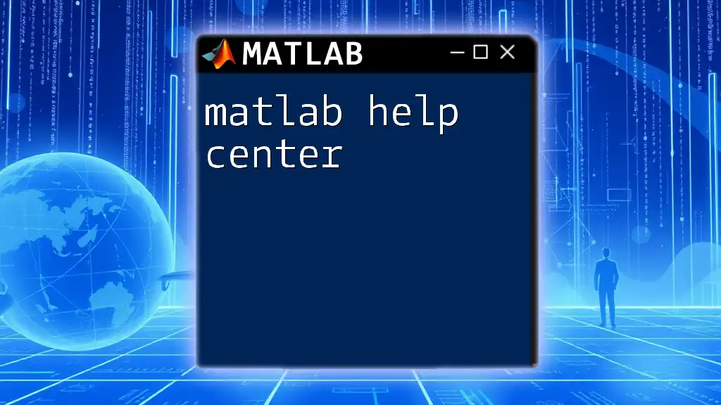 Matlab Help Center: Your Guide to Quick Command Mastery