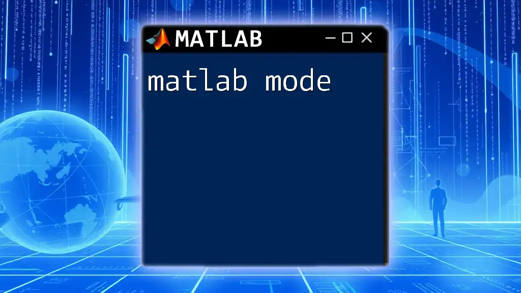 Mastering Matlab Mode: A Quick Guide to Your Success