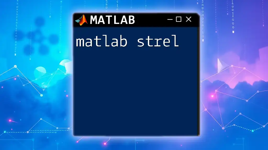 Mastering Matlab Strel: A Quick Guide to Structuring Shapes