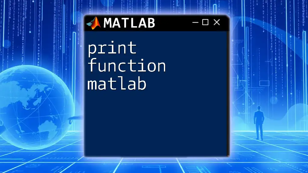 Print Function Matlab: A Quick Guide to Mastery