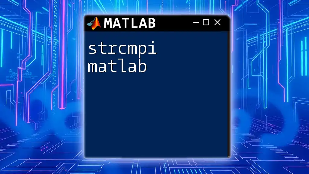 strcmpi Matlab: Master Case-Insensitive String Comparison
